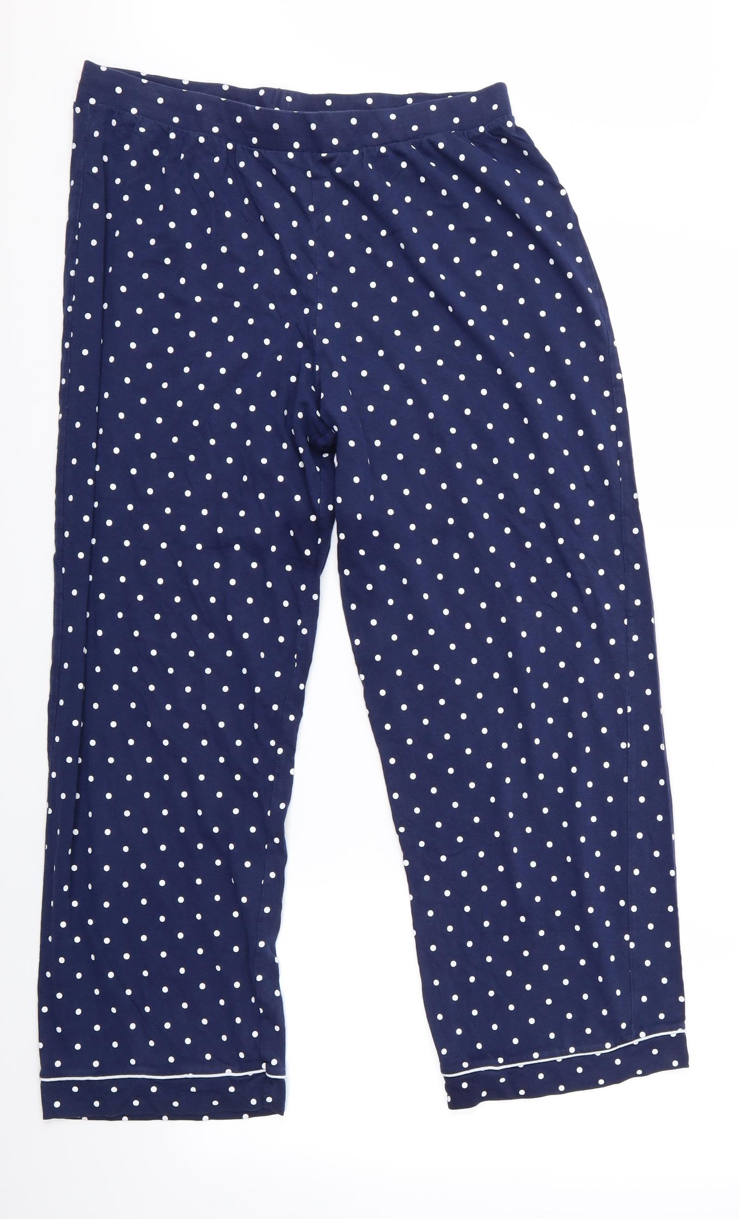 TU Womens Blue Polka Dot   Lounge Pants Size 16  - TU Lounge Pants
