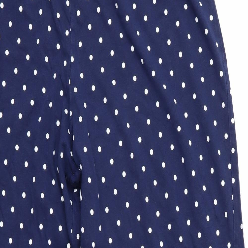 TU Womens Blue Polka Dot   Lounge Pants Size 16  - TU Lounge Pants