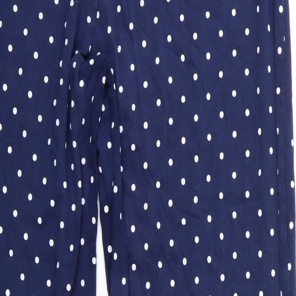 TU Womens Blue Polka Dot   Lounge Pants Size 16  - TU Lounge Pants