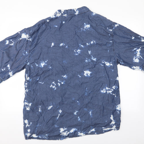 Divided Womens Blue   Kimono Jacket Size 6  - Tye Dye - Divided Lightweight Jacket