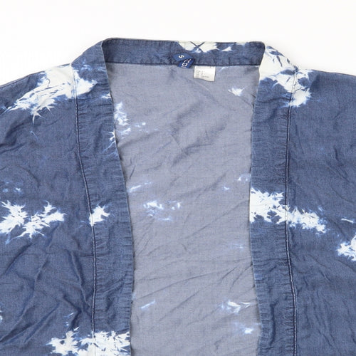 Divided Womens Blue   Kimono Jacket Size 6  - Tye Dye - Divided Lightweight Jacket