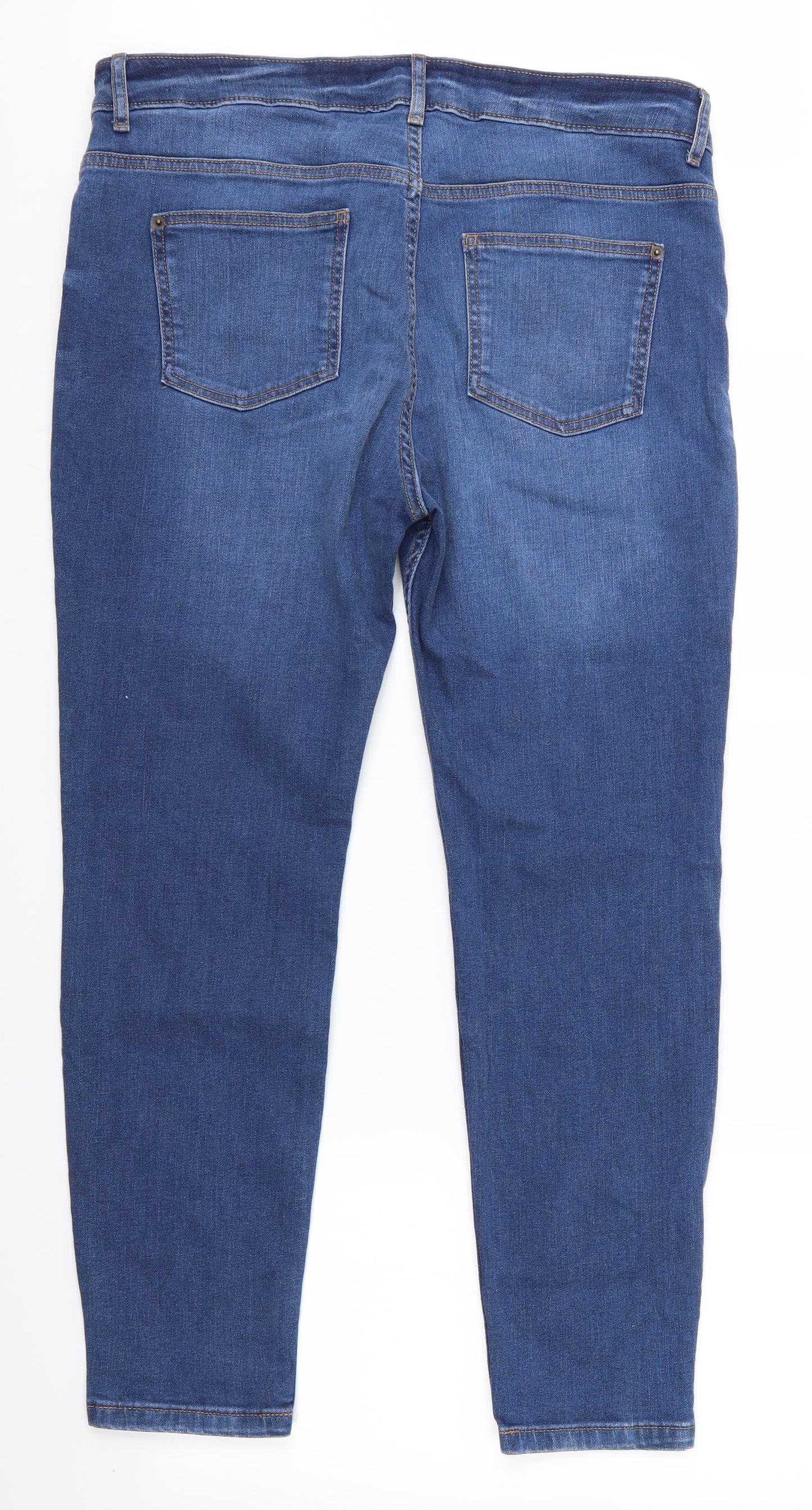 Marks and Spencer Womens Blue   Skinny Jeans Size 16 L27 in - Marks and Spencer
