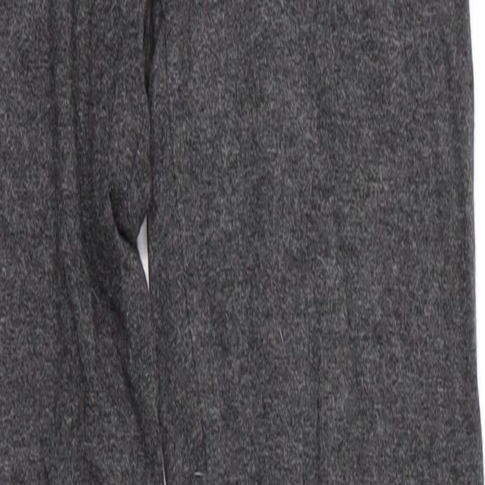 Topshop Womens Grey   Cropped Leggings Size 6 L25 in - Topshop