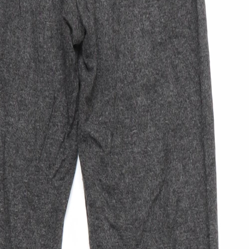 Topshop Womens Grey   Cropped Leggings Size 6 L25 in - Topshop