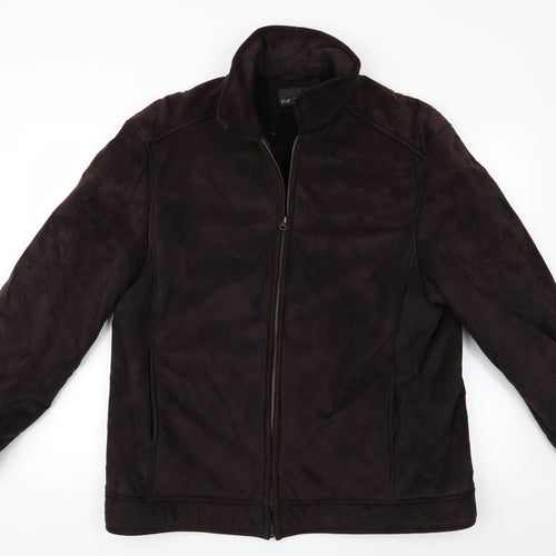 Florence and Fred Mens Brown   Jacket Coat Size XL  - Florence and Fred - Suede Effect