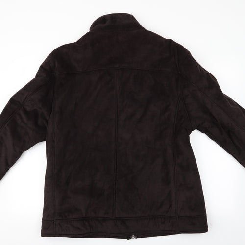 Florence and Fred Mens Brown   Jacket Coat Size XL  - Florence and Fred - Suede Effect