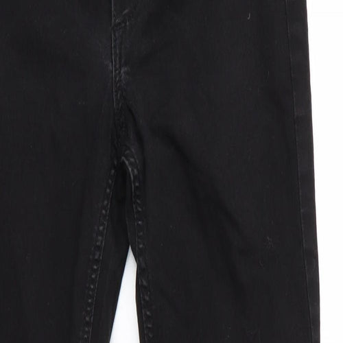 Preworn Girls Black   Jegging Trousers  - Girls School Trousers
