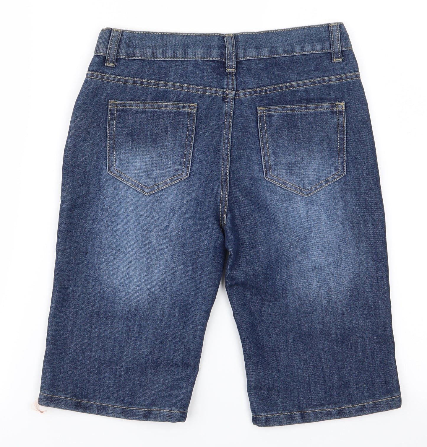 Denim Co Girls Blue   Cropped Jeans Size 11-12 Years - Girls Cropped Jeans
