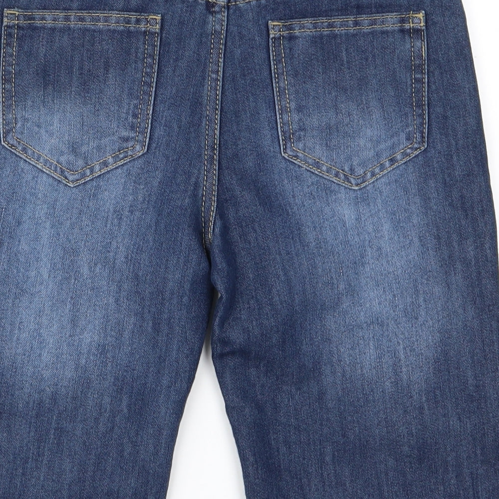 Denim Co Girls Blue   Cropped Jeans Size 11-12 Years - Girls Cropped Jeans