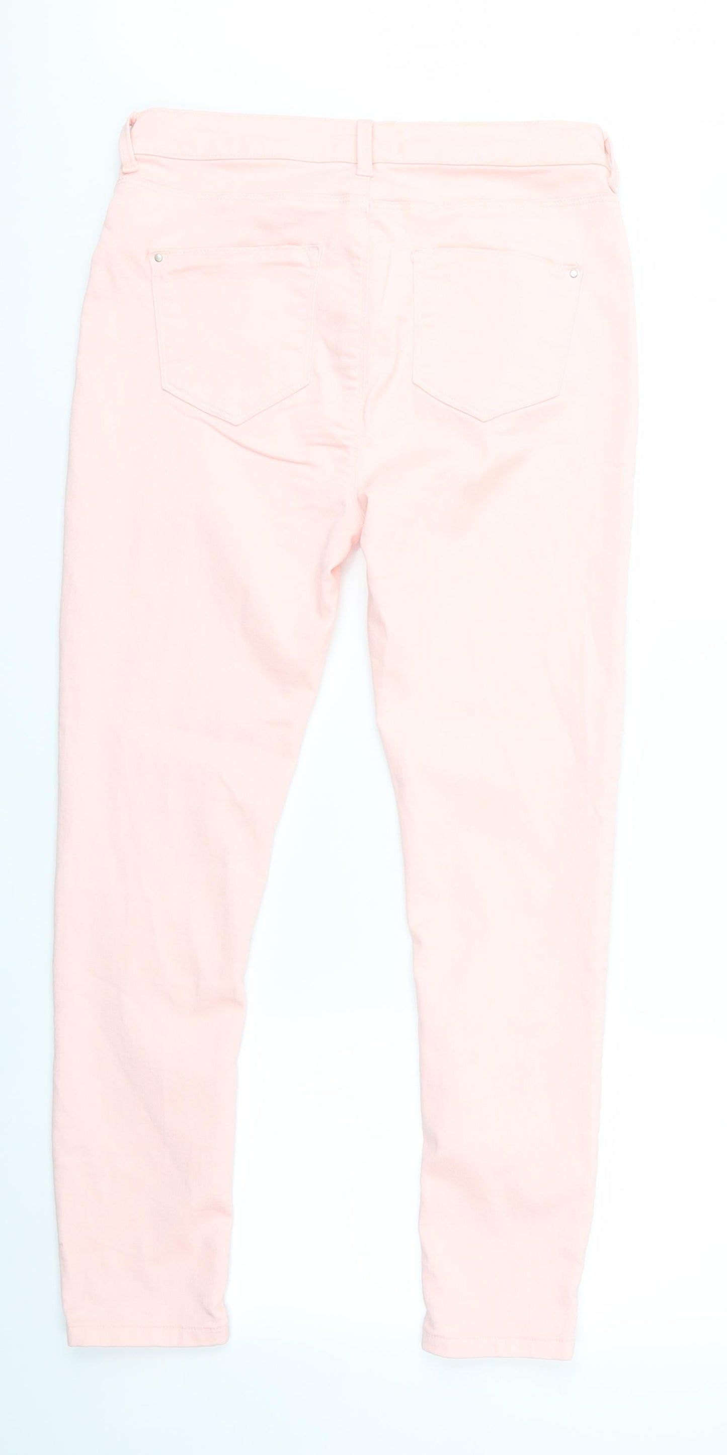 Dorothy Perkins Womens Pink   Skinny Jeans Size 14 L27 in - Dorothy Perkins
