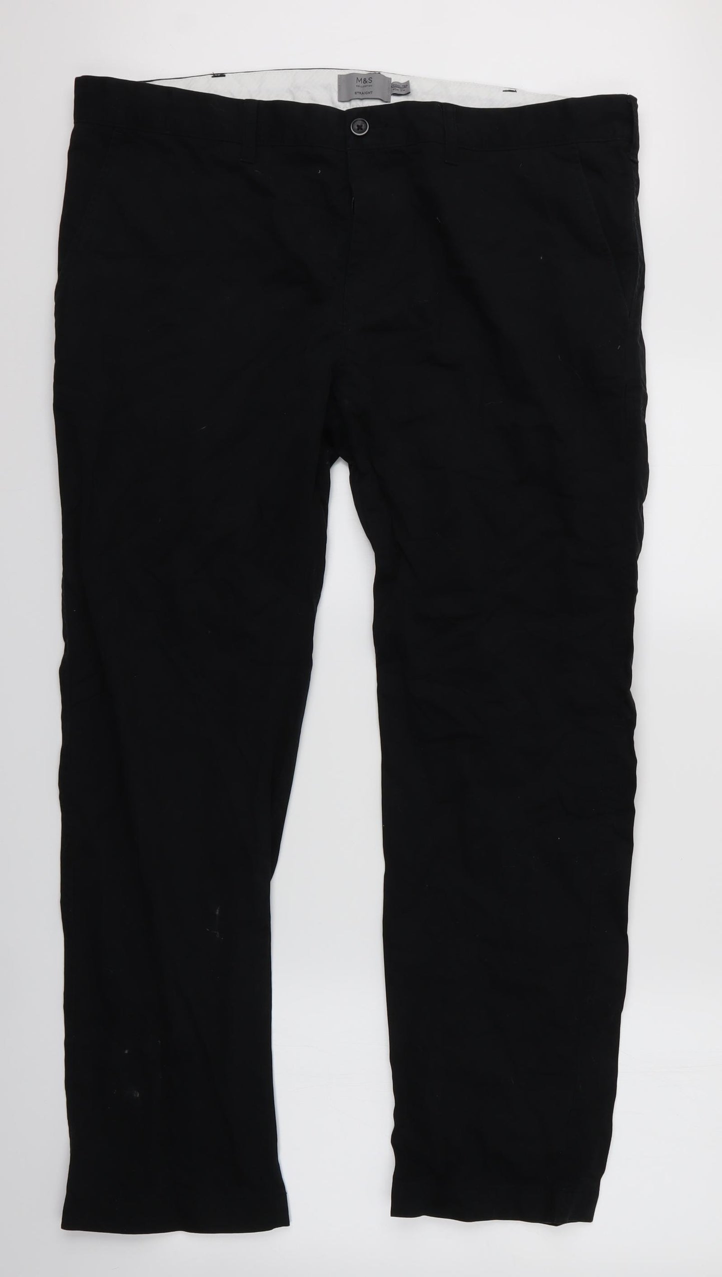Marks and Spencer Mens Black   Trousers  Size 40 in L31 in - Marks and Spencer