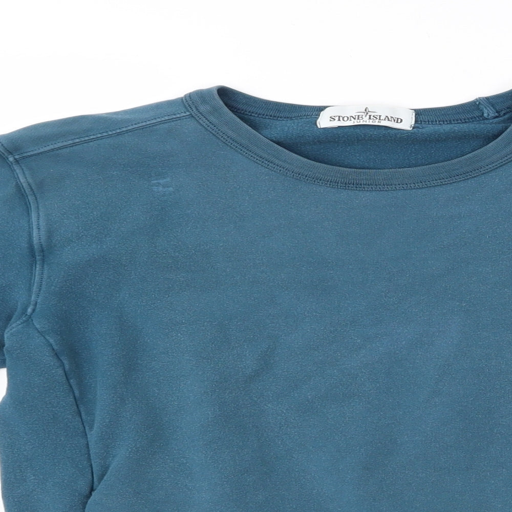 Stone Island Boys Blue   Pullover Sweatshirt Size 14 Years  - Stone Island
