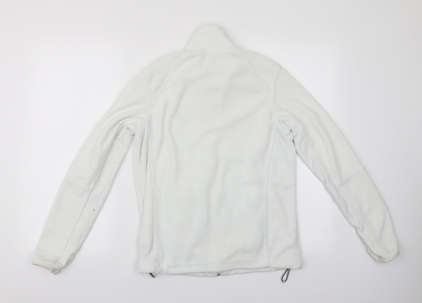 Preworn Womens White   Windbreaker Jacket   - Fleece