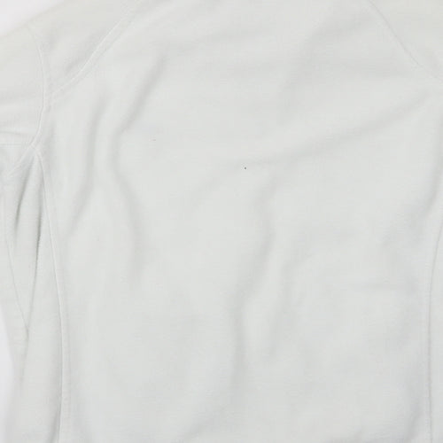 Preworn Womens White   Windbreaker Jacket   - Fleece