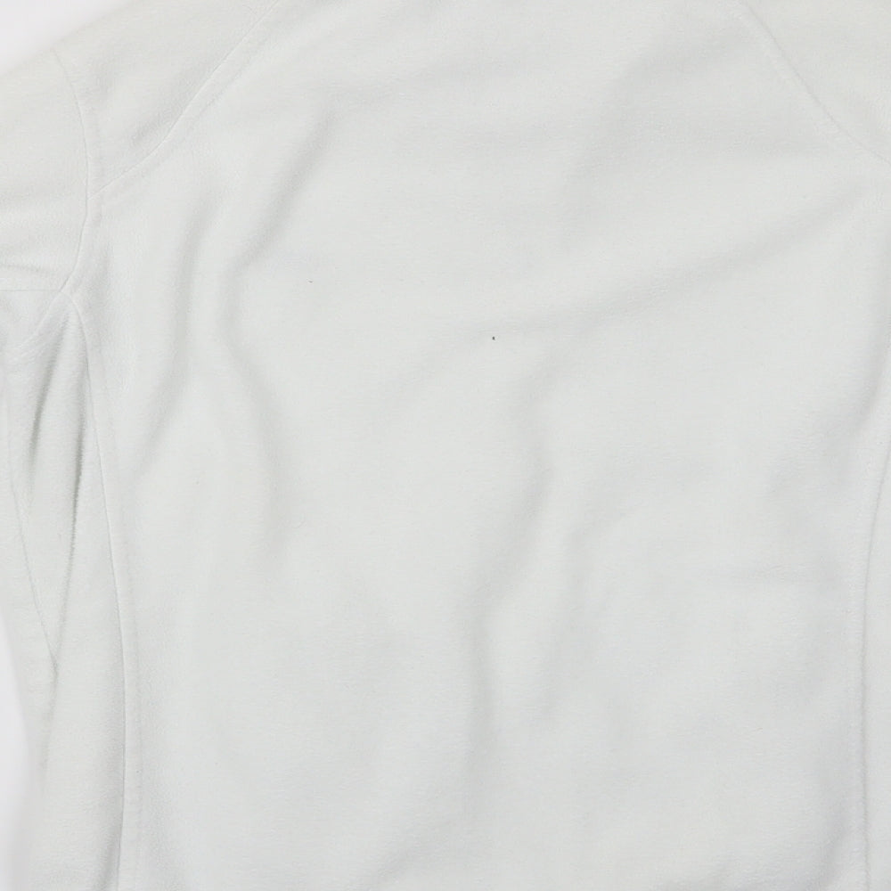 Preworn Womens White   Windbreaker Jacket   - Fleece