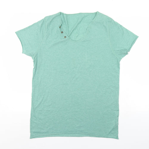 Top man Mens Green    T-Shirt Size XL
