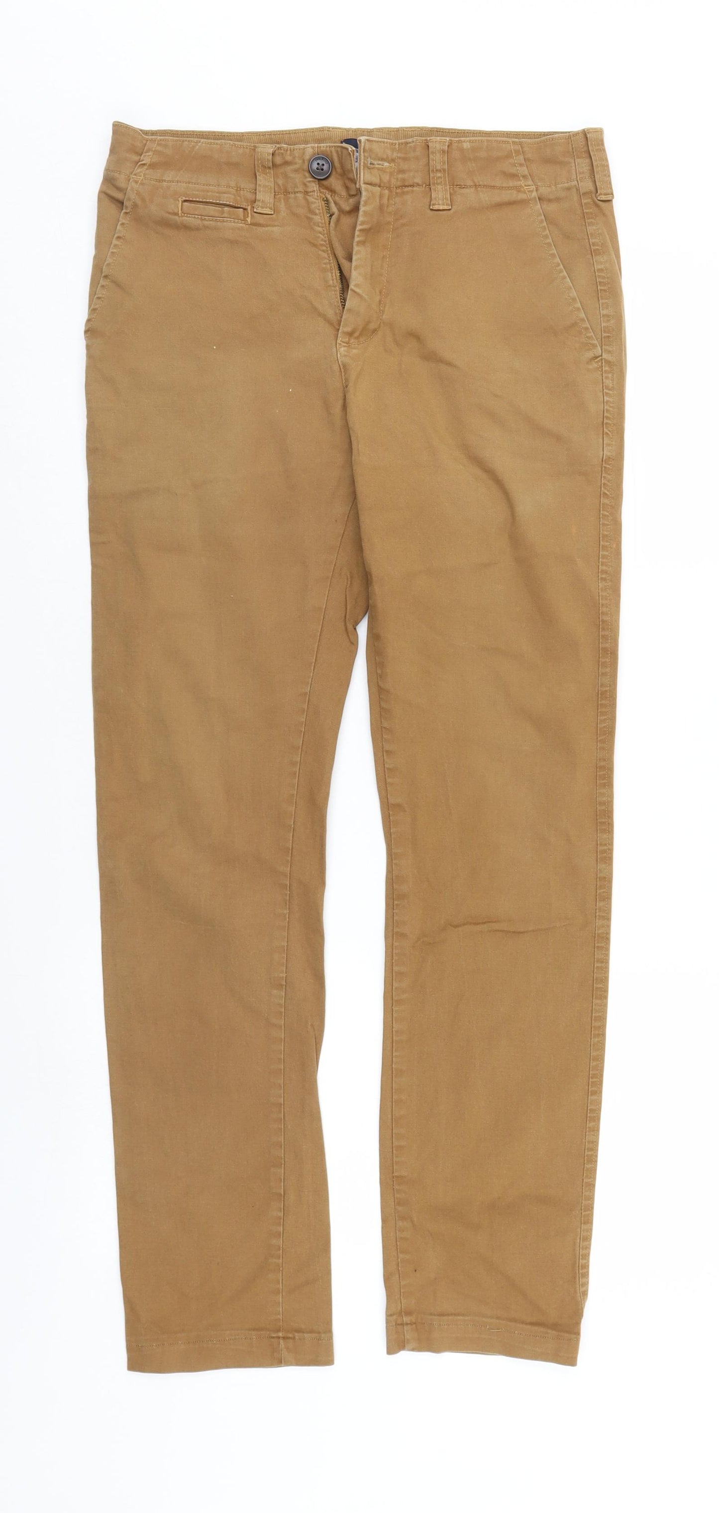 Original Womens Brown  Denim Straight Jeans Size 10 L29 in