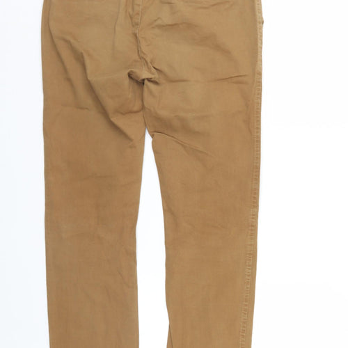 Original Womens Brown  Denim Straight Jeans Size 10 L29 in