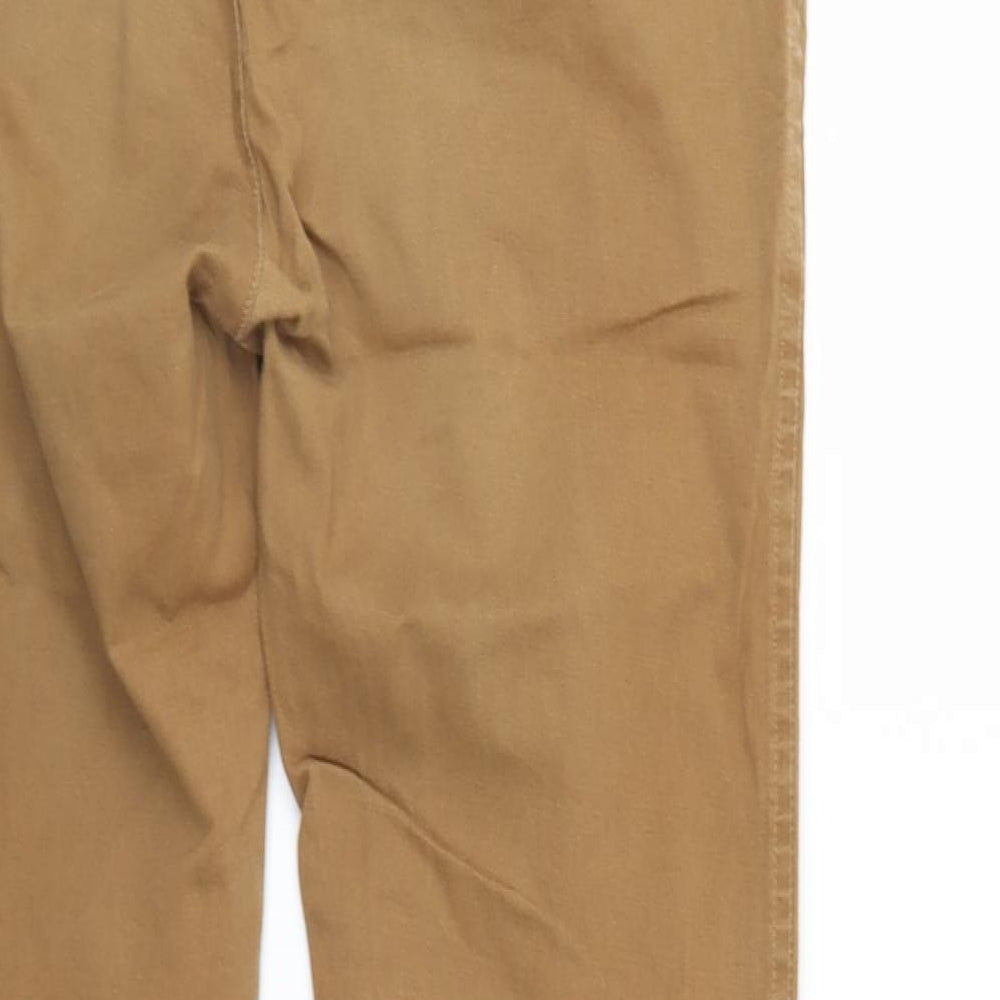 Original Womens Brown  Denim Straight Jeans Size 10 L29 in