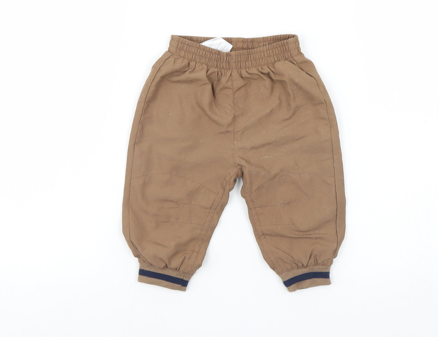 Preworn Baby Brown   Pedal Pusher Trousers Size 3-6 Months