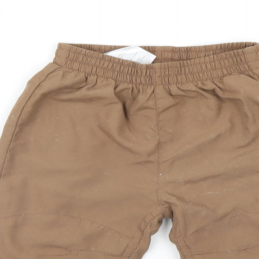 Preworn Baby Brown   Pedal Pusher Trousers Size 3-6 Months