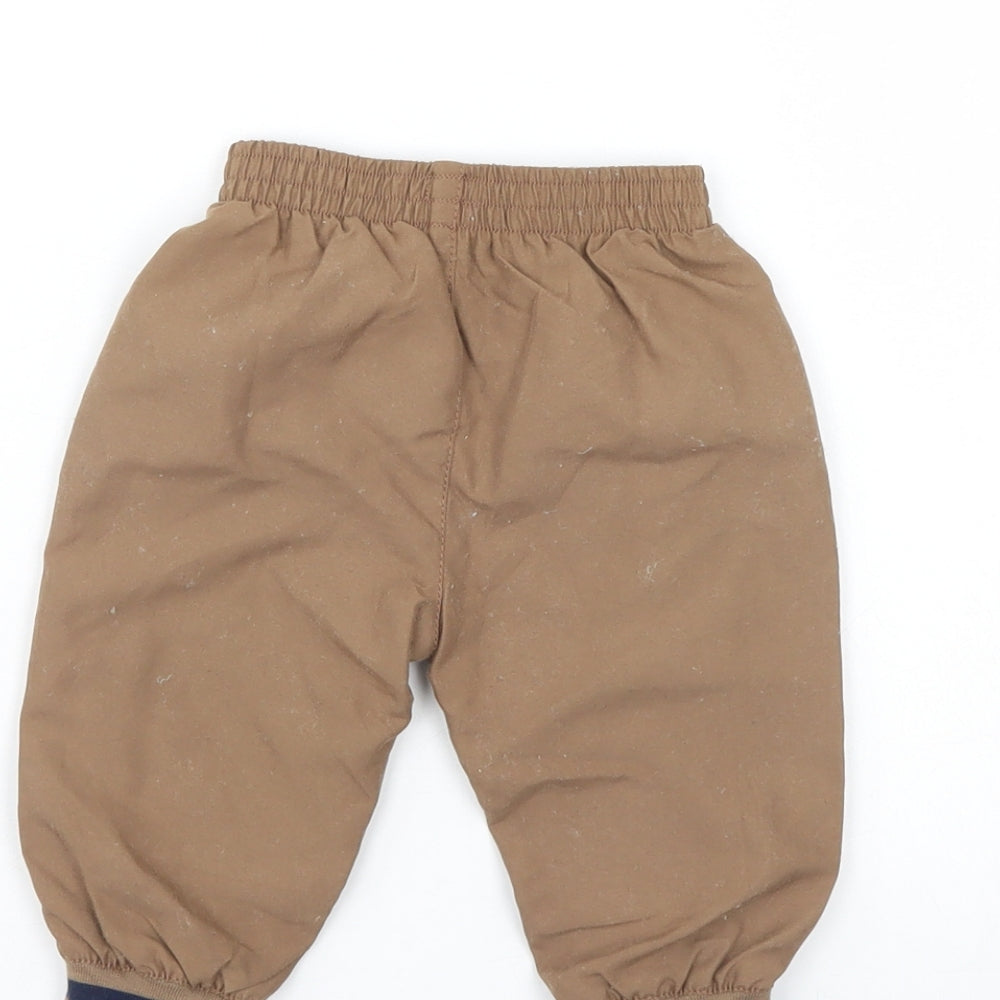 Preworn Baby Brown   Pedal Pusher Trousers Size 3-6 Months