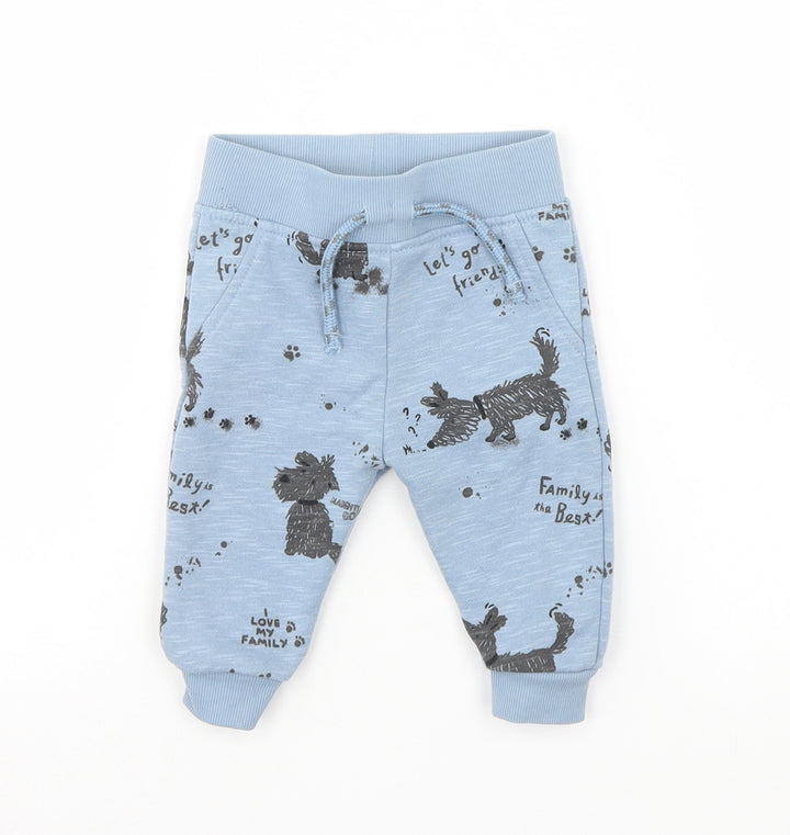 Primark Baby Blue   Jogger Leggings Size 3-6 Months