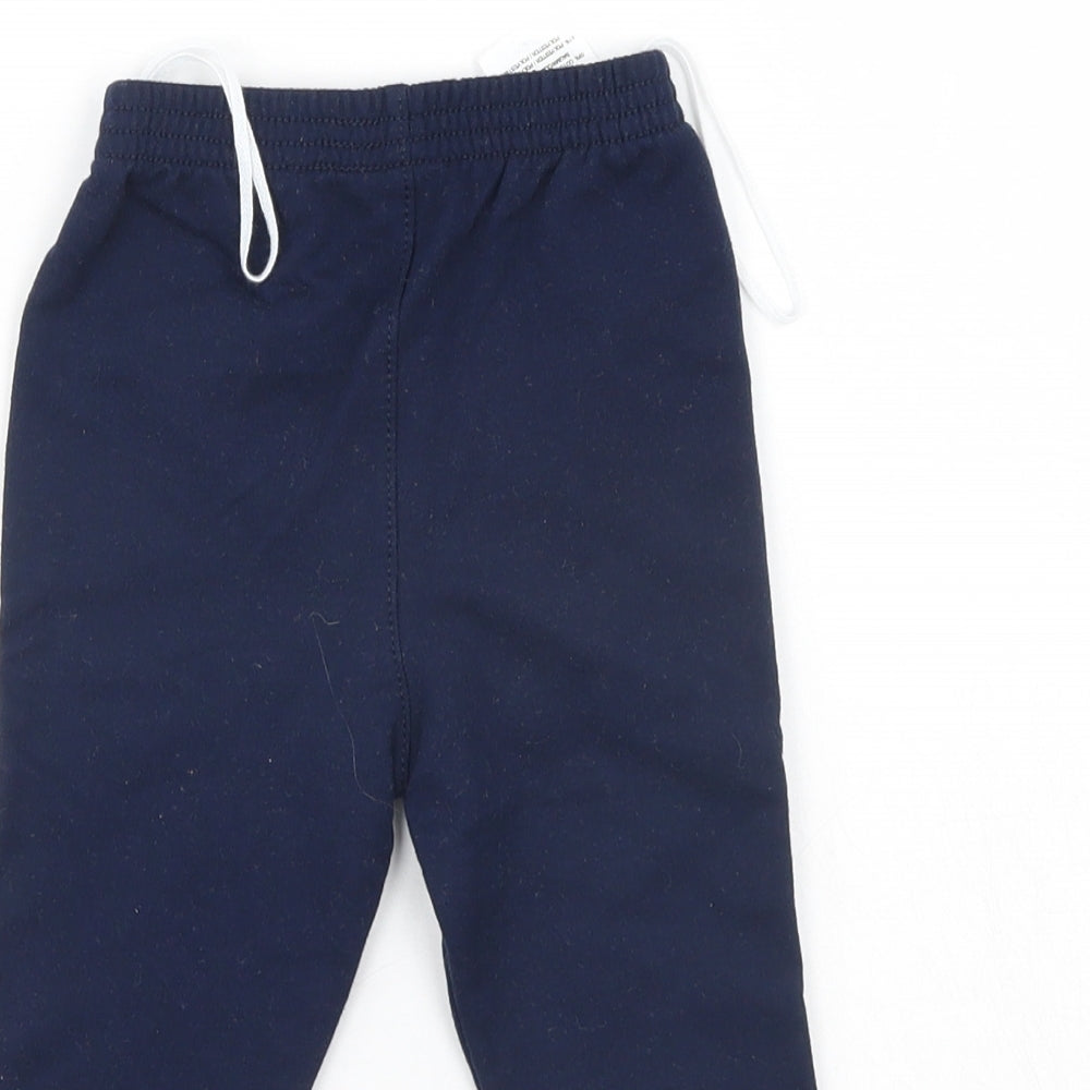 Preworn Boys Blue   Sweatpants Trousers Size 6-9 Months