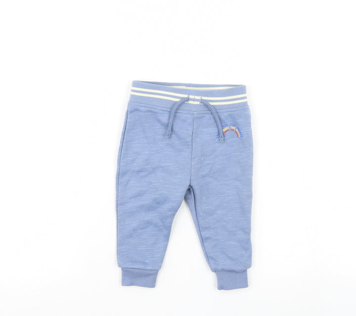 Primark Boys Blue   Sweatpants Trousers Size 6-9 Months