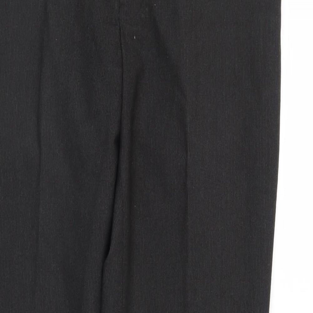 Matalan Mens Grey Striped   Suit Trousers Size 34 L32 in