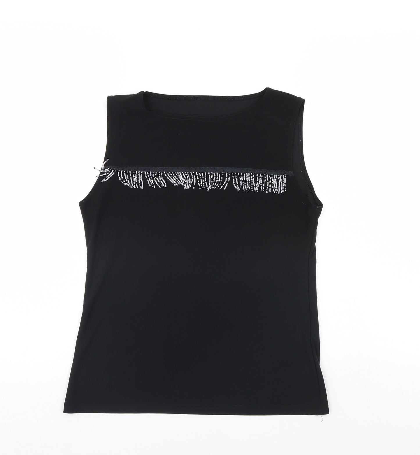 Preworn Womens Black   Basic Tank Size L