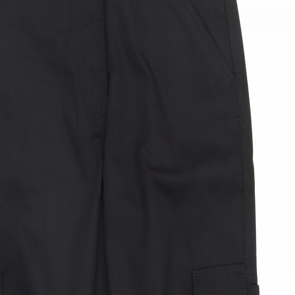 Rokwear Womens Black   Cargo Trousers Size 10 L29 in
