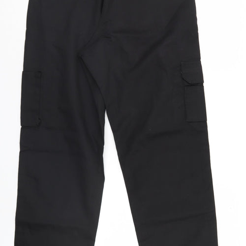 Rokware Womens Black   Cargo Trousers Size 10 L30 in