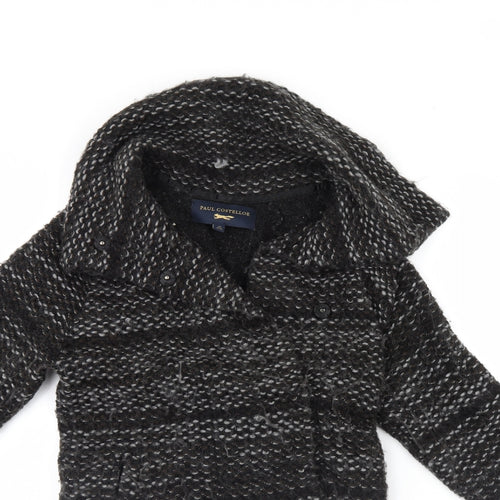 Paul Costelloe  Womens Grey   Jacket Coatigan Size 8