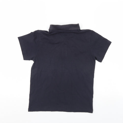 TU Boys Black   Basic Polo Size 9 Years  - school