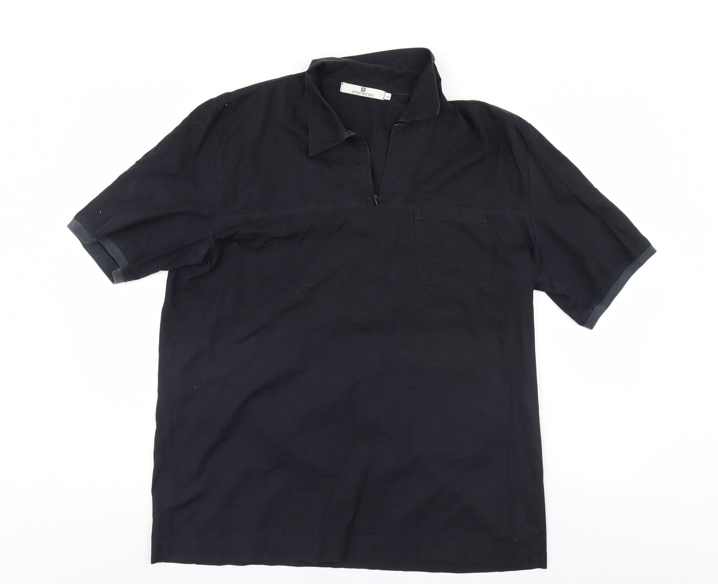 Givenchy Mens Black    Polo Size L