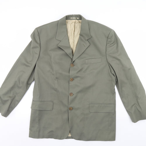 Revere Mens Green   Jacket Suit Jacket