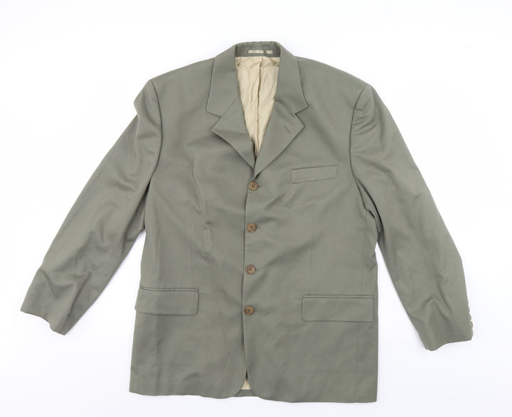 Revere Mens Green   Jacket Suit Jacket
