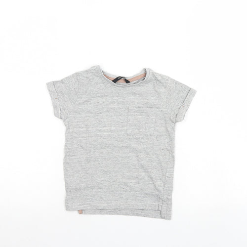 George Boys Grey Striped  Basic Casual Size 4-5 Years