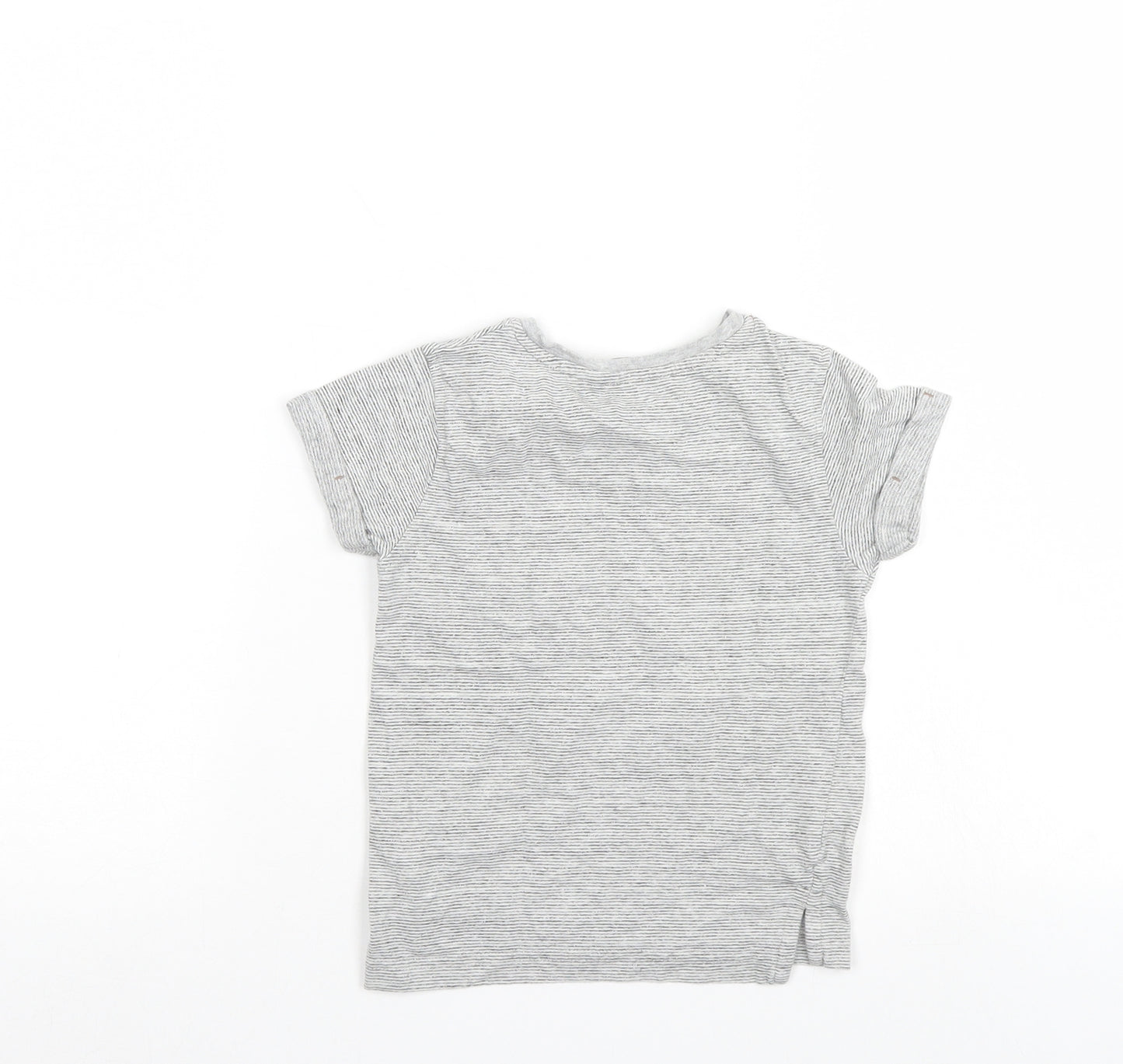 George Boys Grey Striped  Basic Casual Size 4-5 Years
