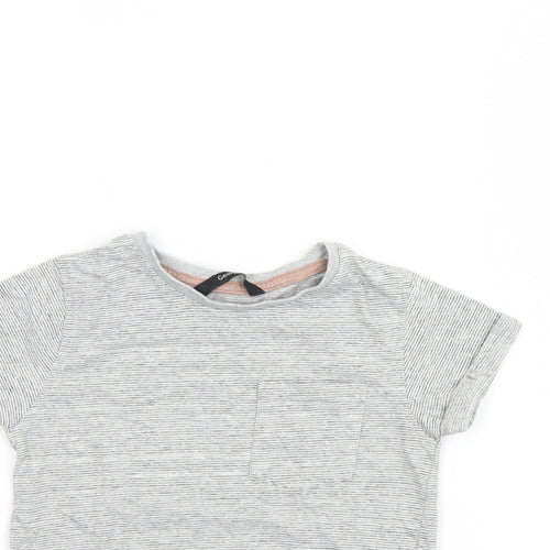 George Boys Grey Striped  Basic Casual Size 4-5 Years