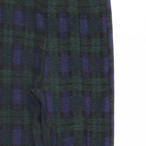 Zara Girls Multicoloured Check  Jegging Trousers Size 11-12 Years