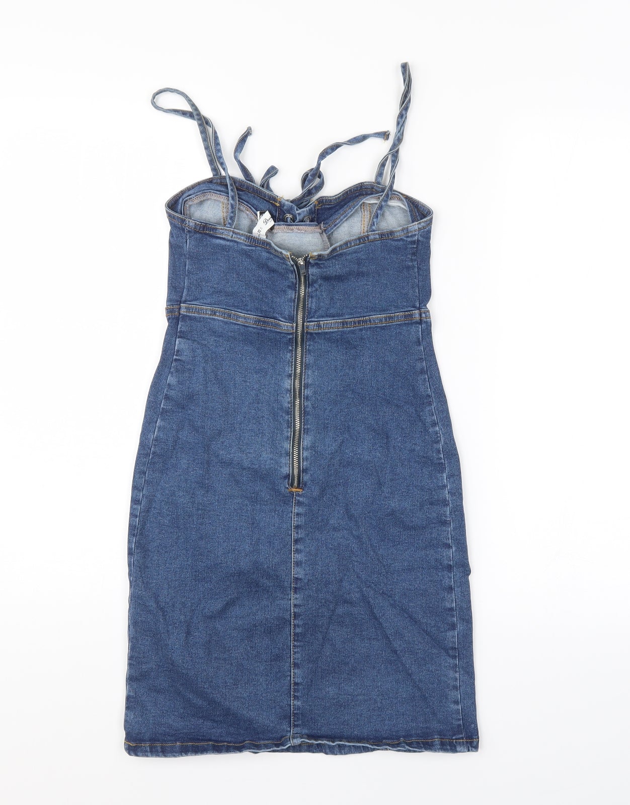 Denim Co. Womens Blue   Pinafore/Dungaree Dress  Size 6