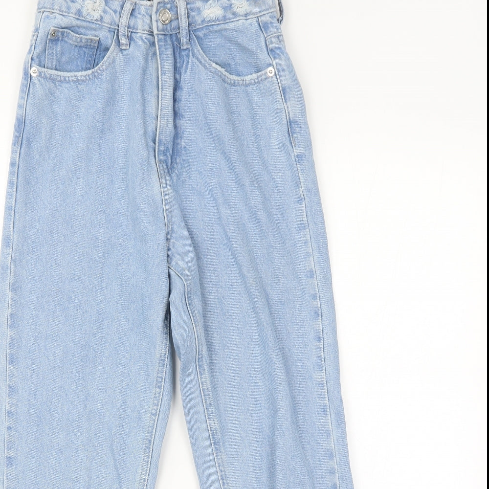 Riot Womens Blue   Straight Jeans Size 4 L26 in