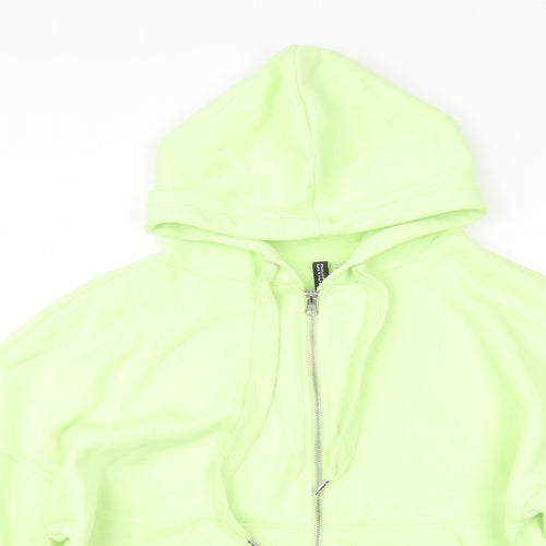 H&M Mens Green   Full Zip Hoodie Size XS