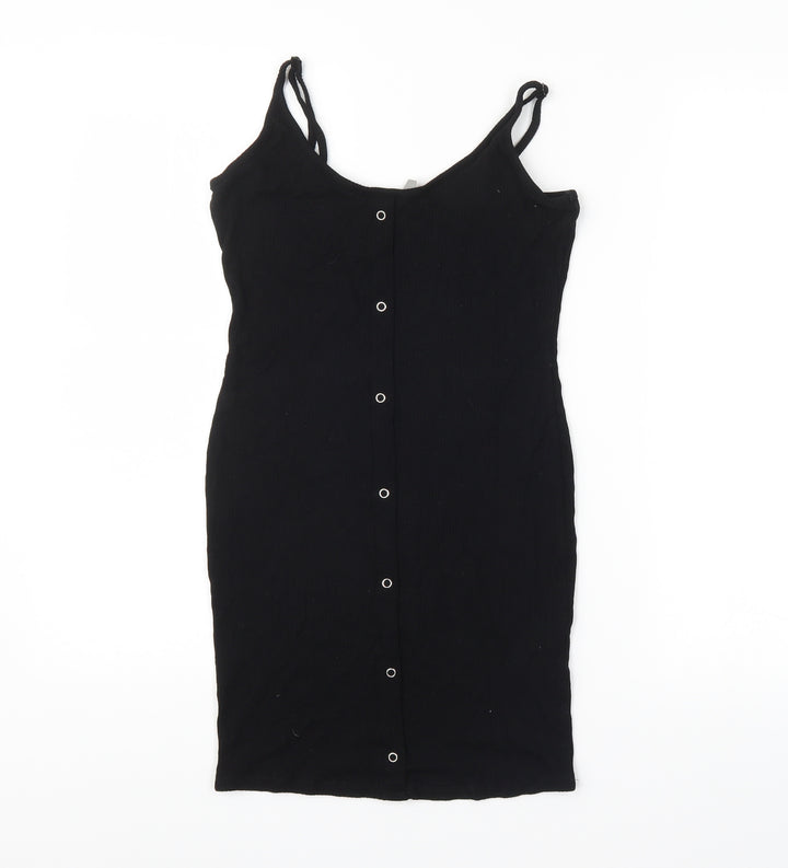 ASOS Womens Black   Basic Button-Up Size 8