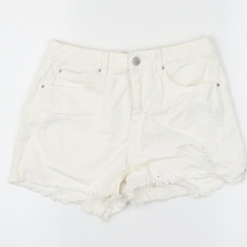 New Look Girls White   Cut-Off Shorts Size 13 Years