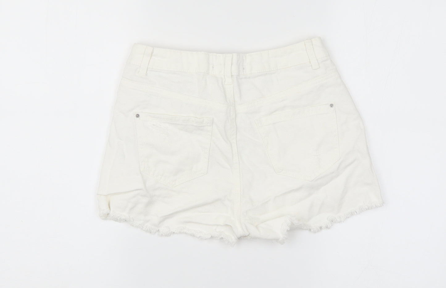 New Look Girls White   Cut-Off Shorts Size 13 Years