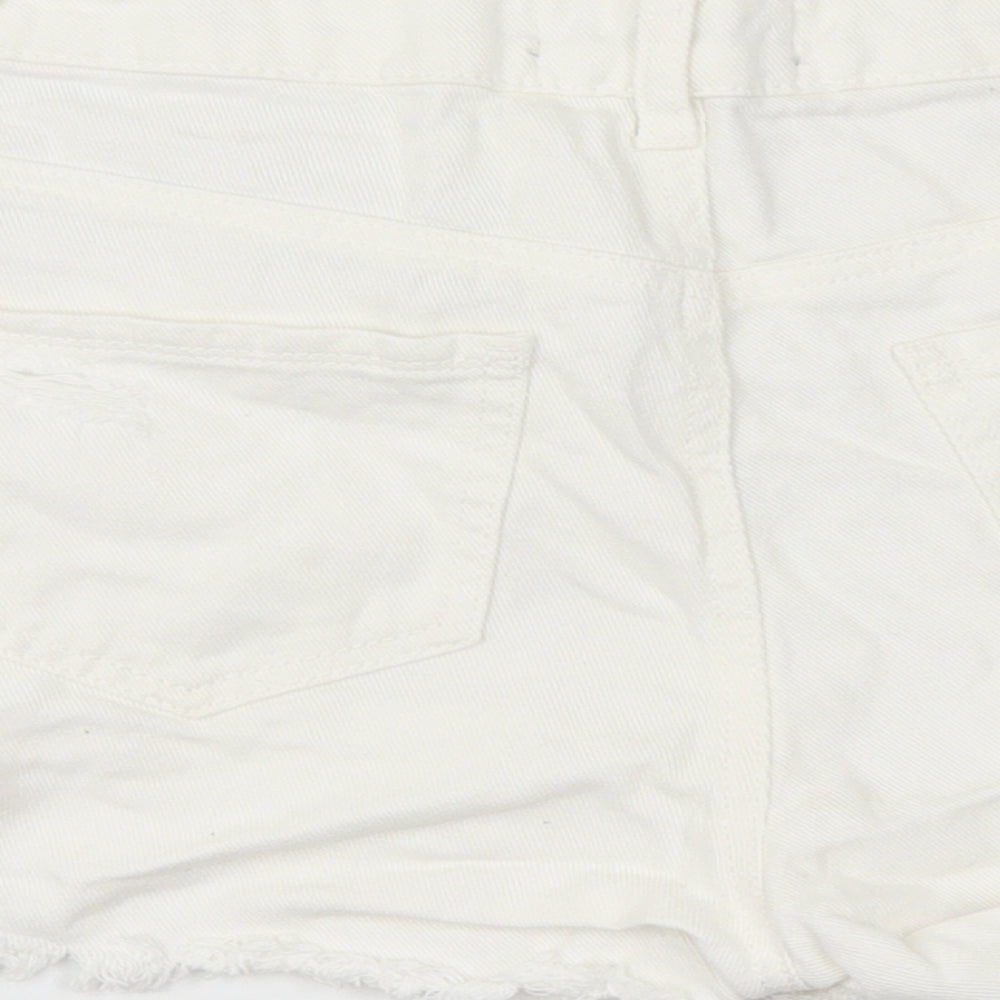 New Look Girls White   Cut-Off Shorts Size 13 Years
