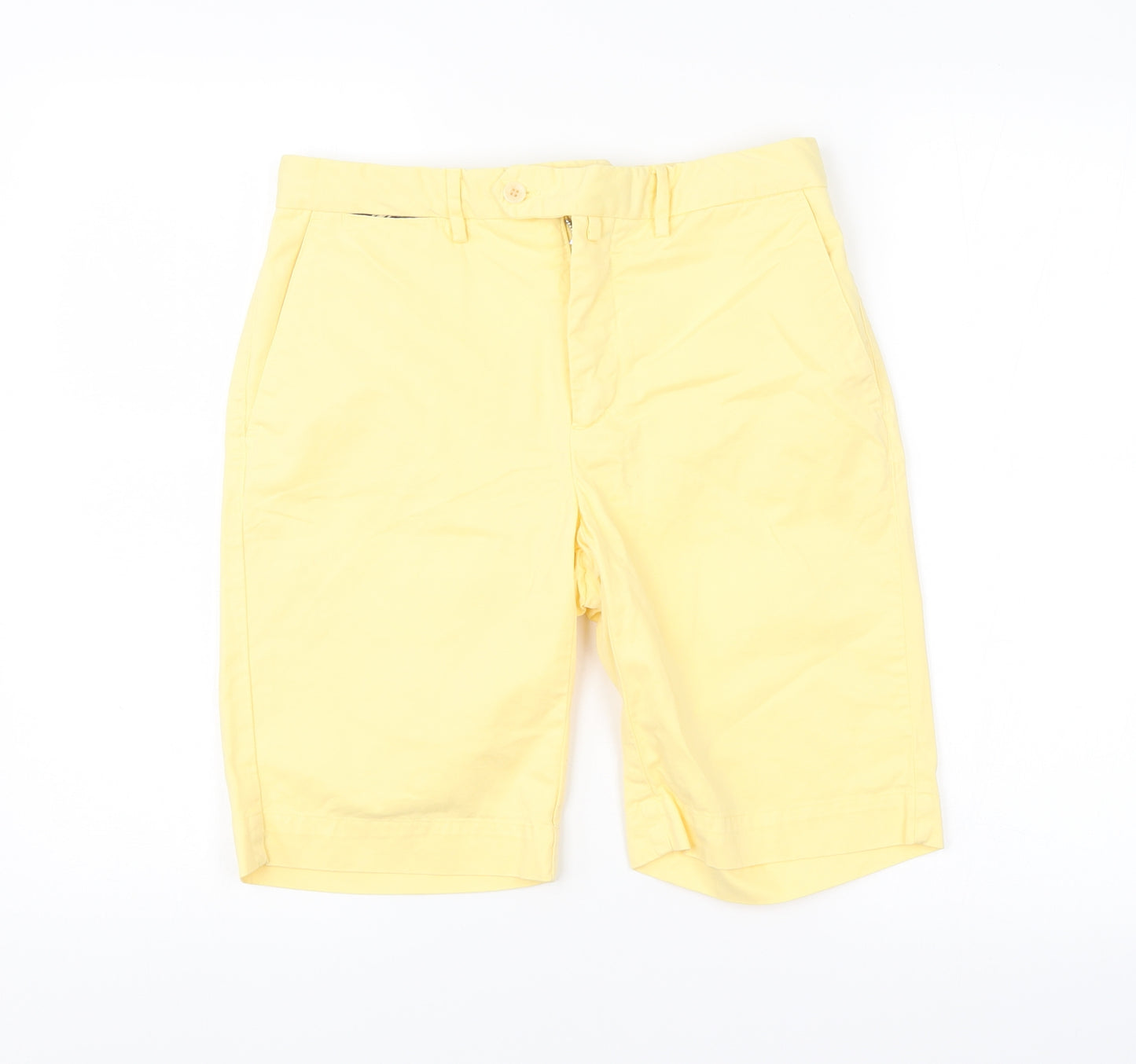Hackett London Mens Yellow   Chino Shorts Size 30